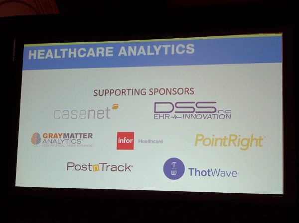 Healthcare Analytics Slide includes Gray Matter Analytics